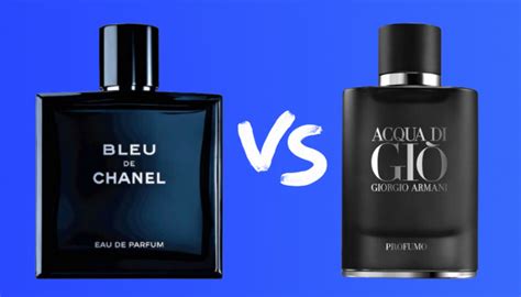 bleu de chanel vs acqua di gio profumo